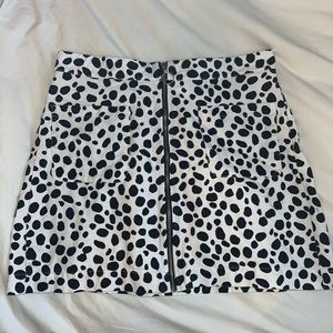 Lazy Oaf Dalmatian Print Skirt